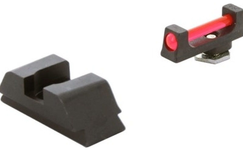 AmeriGlo Range sight set fiber optic for glock 42,43,43x,48 black