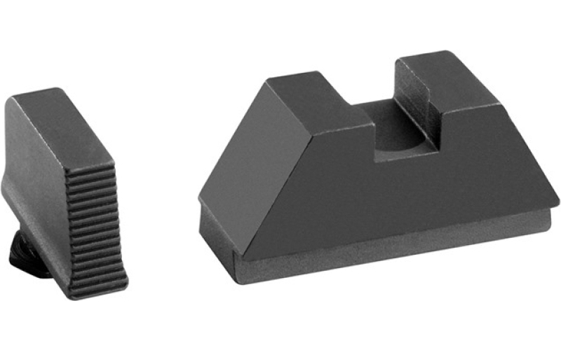 AmeriGlo 5l optic comp sights serrated front .240''f /.315''r for glock