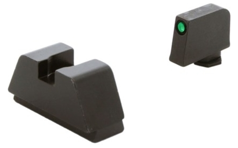 AmeriGlo Xl opt comp sights trit/black ol .315''f/.394''r for glock