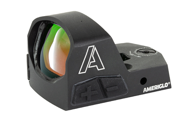 AmeriGlo Haven, Red Dot, 3.5 MOA Dot, RMR Footprint, Includes AmeriGlo Glock Optic Compatible Iron Sights (GL-524), Black HVN03