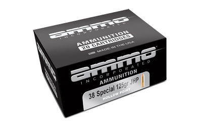Ammo Inc Signature, 38 Special, 125 Grain, Jacketed Hollow Point, 20 Round Box 38125JHP-A20