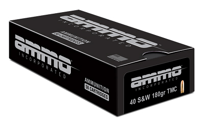 Ammo Inc Signature, 40 S&W, 180 Grains, Total Metal Coating, 50 Round Box 40180TMC-A50