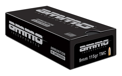 Ammo Inc Signature, 9MM, 115 Grains, Total Metal Coating, 50 Round Box 9115TMC-A50