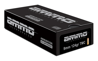 Ammo Inc Signature, 9MM, 124 Grains, Total Metal Coating, 50 Round Box 9124TMC-A50