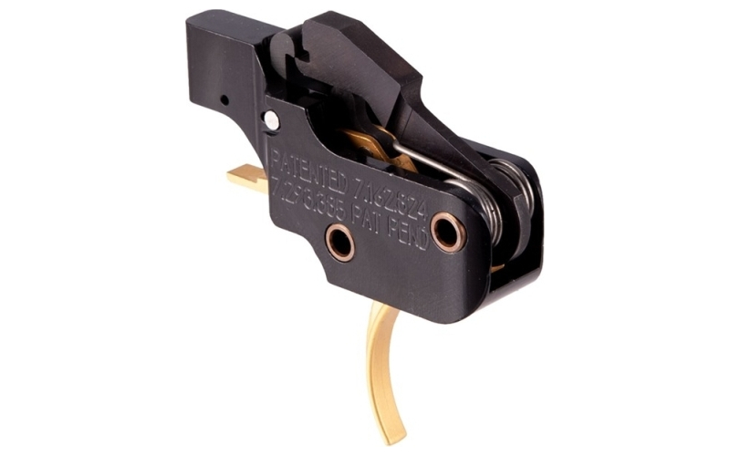 American Trigger Corporation Ar gold curved trigger adjustible