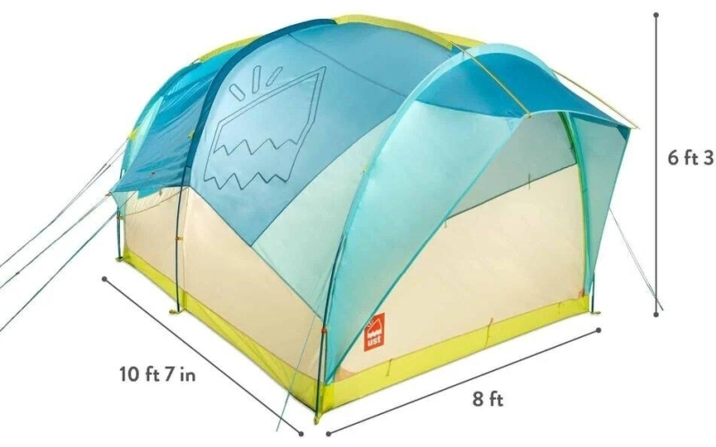 Ultimate survival house party 6-6 per car camping tent