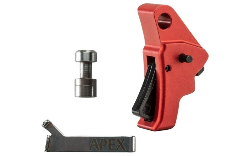 Apex Tactical Specialties Action enh trigger kit without bar for glock g3/4 red