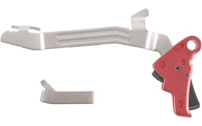Apex Tactical Specialties Polymer action enhancement trigger kit slim frame red