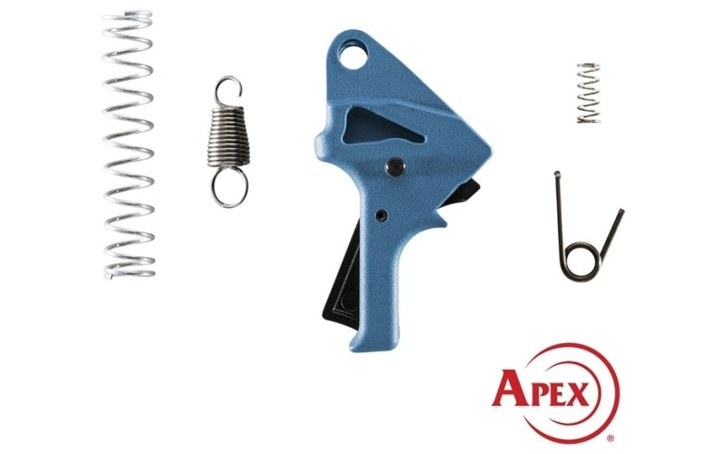 Apex Tactical Specialties S&w sdve flat faced action enhancement kit blue