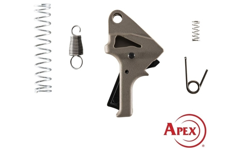 Apex Tactical Specialties S&w sdve flat faced action enhancement kit fde