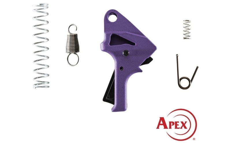 Apex Tactical Specialties S&w sdve flat faced action enhancement kit purple