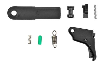 Apex Tactical Specialties Shield Action Enhancement Trigger And Duty Carry Kit For M&P Shield (9/40 only), Kit Includes -  Action Enhancement Trigger, Slave Pin, Fully Machined .45 Sear, Ultimate Striker Block, Striker Block Spring, Talon Tactical Tool, Shield Carry Spring Set, Sear Spring (1/8"), Trigger Return Spring, Black Finish 100-051