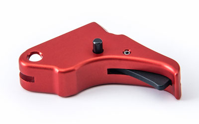 Apex Tactical Specialties  M&P Shield Enhanced Trigger, Red, Aluminum 100-057