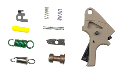 Apex Tactical Specialties Flat-Faced Forward Set Sear & Trigger Kit Polymer , Trigger, Flat Dark Earth 100-P154-F
