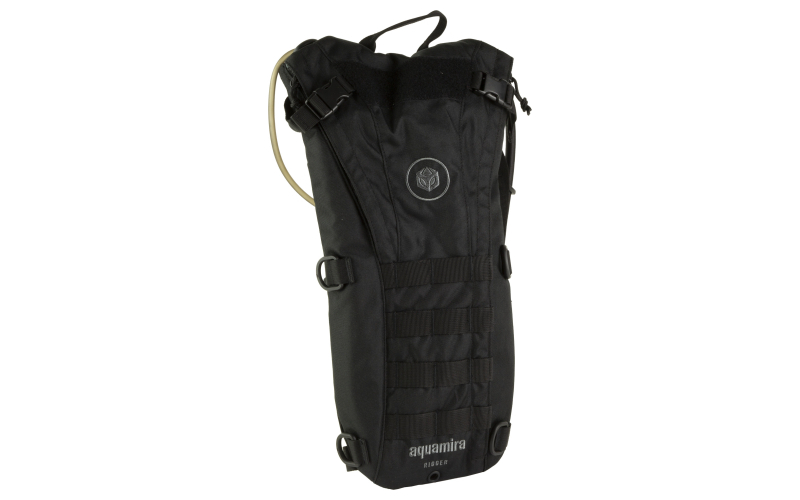 Aquamira Tactical Rigger, 2 Liter, Pressurized Reservoir Backpack, Black 85412