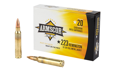 Armscor 223 Rem, 62 Grain, Full Metal Jacket, 20 Round Box FAC223-8N