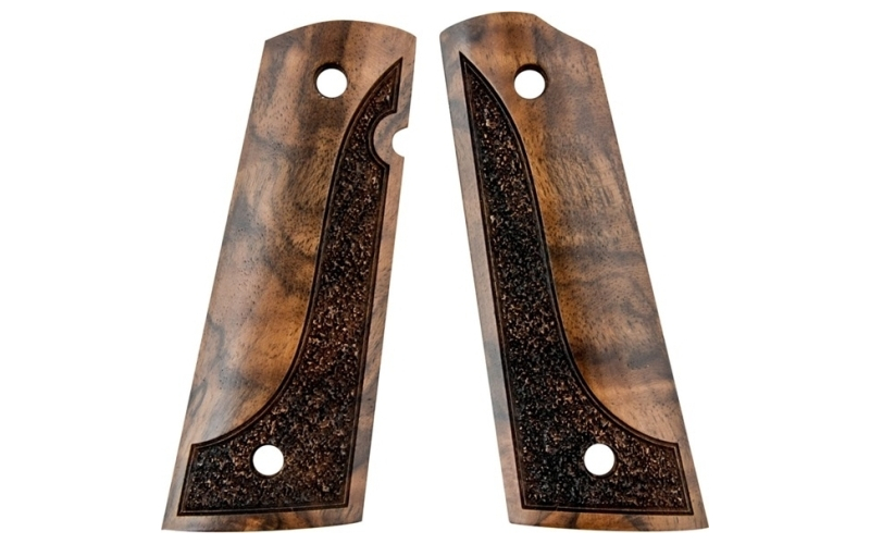 Artisan Stock And Gunworks Inc 1911 exotic wood grip made from turkish walnut