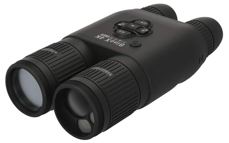 ATN Corp BinoX 4K, Night Vision Binocular, 4-16x65mm, Laser Rangefinder, Full HD Video Recording, WiFi, Smooth Zoom and Smartphone Controlling with iOS or Android Apps, Matte Finish, Black DGBNBN4KLRF