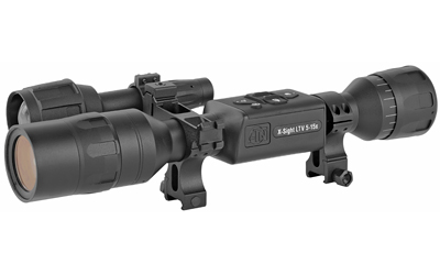 ATN Corp X-Sight LTV, Day/Night Hunting Rifle Scope, 5-15X, Black, 30mm Tube, 7 Different Reticles with Choice of Reticle Color: Red/Green/Blue/White/Black DGWSXS515LTV