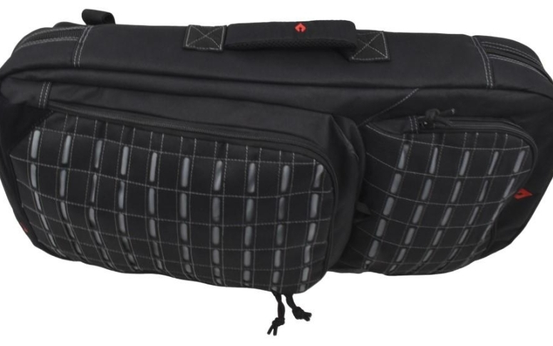 Advance warrior solutions frame 28" handgun case with backpack strap black with grey
