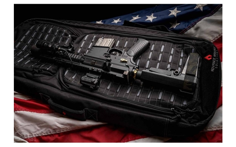 Frame 36" rifle backpack color black / grey / tsa lock