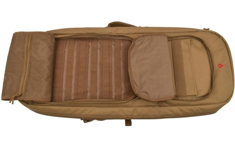 Advance warrior solutions frame 36" rifle case tan with backpack straps