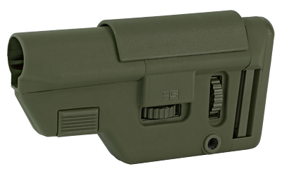 B5 Systems Collapsible Precision Stock, OD Green, Medium Length Cheek Riser CPS-1308