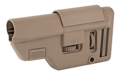 B5 Systems Collapsible Precision Stock, Flat Dark Earth, Short Length Cheek Riser CPS-1401