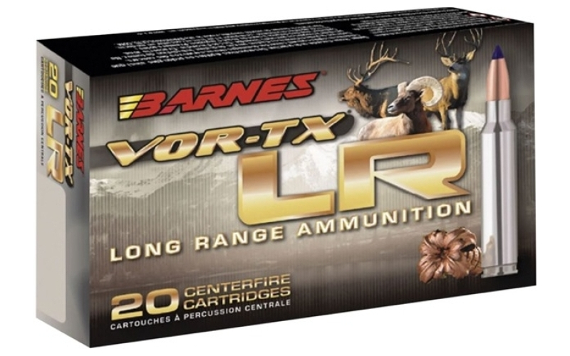 Barnes 7mm remngton magnum 139gr long range x boat tail 20/box