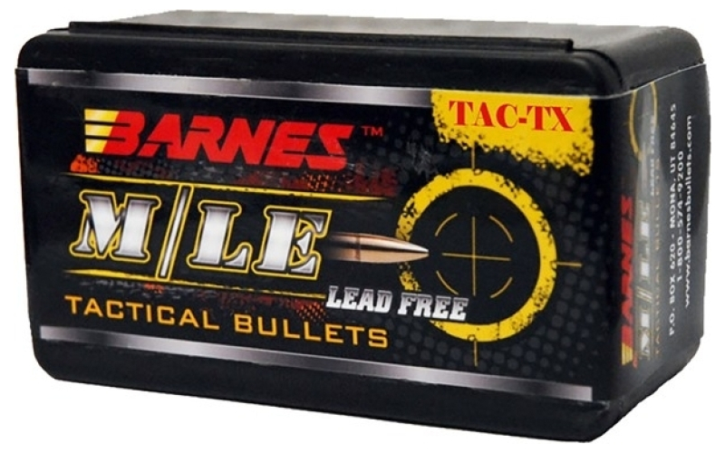 Barnes 6.5mm (0.264'') 115gr tac-tx boat tail 50/box