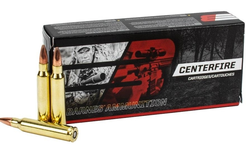 Barnes ammunition 223 rem 55gr hpbt bulk 125 rounds