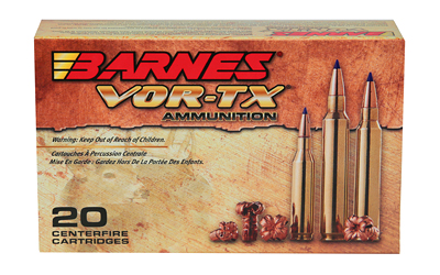 Barnes VOR-TX, 450 Bushmaster, 250 Grain, Tripple Shock X, 20 round box 32085