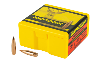 Berger Bullets VLD Hunting, .277 Diameter, 270 Caliber, 130 Grain, Boat Tail Hollow Point, 100 Count 27501