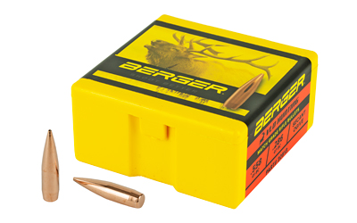 Berger Bullets VLD Hunting, .308 Diameter, 30 Caliber, 185 Grain, Hollow Point Boat Tail, 100 Count 30513
