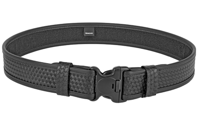Bianchi Model 7950 Duty Belt, 2.25", Size 40-46" Large, Basket Weave Duraskin, Black Finish 22127