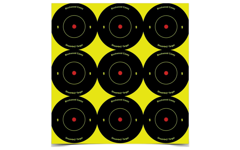 Birchwood Casey Shoot-N-C Target, Round Bullseye, 2", 108 Targets BC-34210