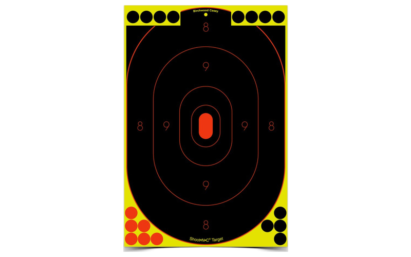 Birchwood Casey Shoot-N-C Target, Silhouette, 12x18, 5 Targets BC-34605
