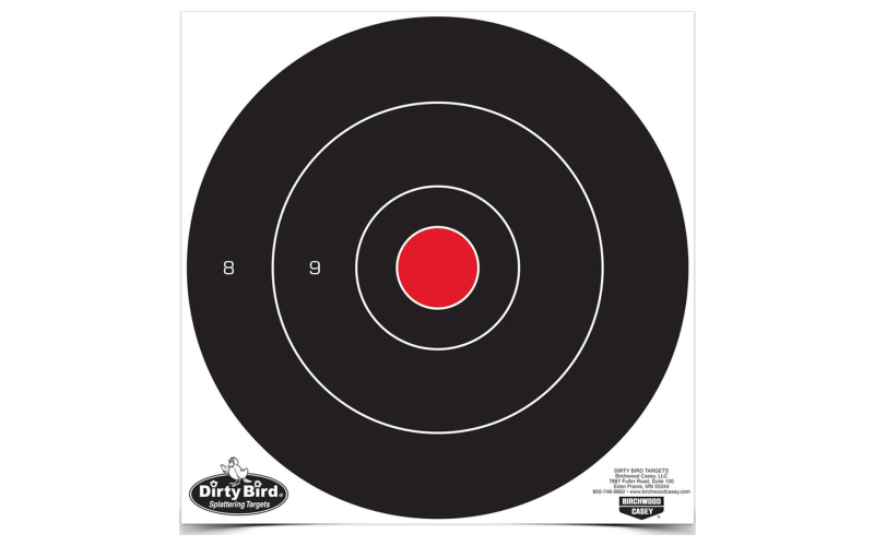 Birchwood Casey Dirty Bird Target, Bullseye, 12", 12 Targets BC-35012