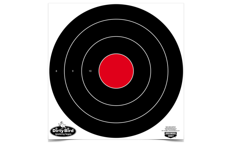 Birchwood Casey Dirty Bird, Bullseye Target, 17.25", 5 Targets BC-35185
