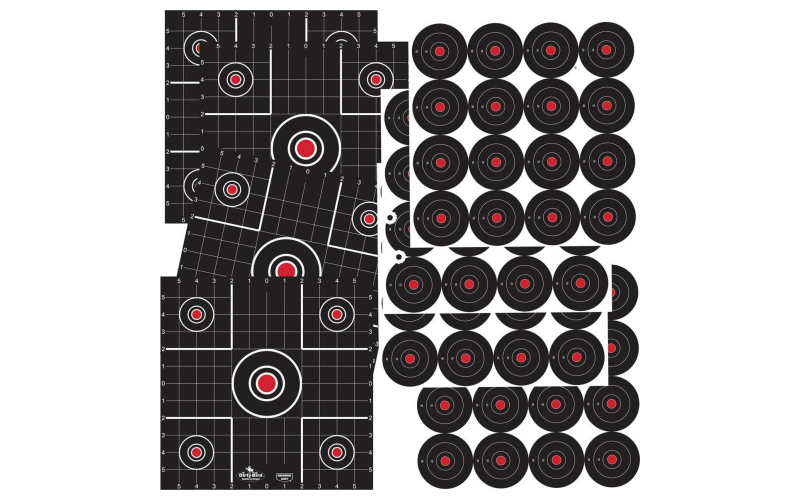 Birchwood Casey Dirty Bird Combo Pack, 3" and 12", 12 Targets BC-35325