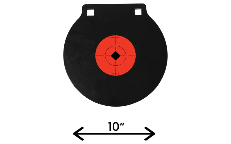 Birchwood Casey World Of Targets, 10" Single Hole Gong Target, 3/8" Ar500, 3" Target Spot, Steel BC-47614