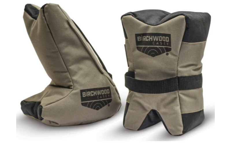 Birchwood Casey Tactical Gun Rest, Specifically Designed for Tactical Rifles, Heavy Duty Ballistic Nylon Fabric Holds Up to Rough Edge Pic Rail Handguards, Rear Bag Can Be Used Two Different Directions BC-SRB-CMBO