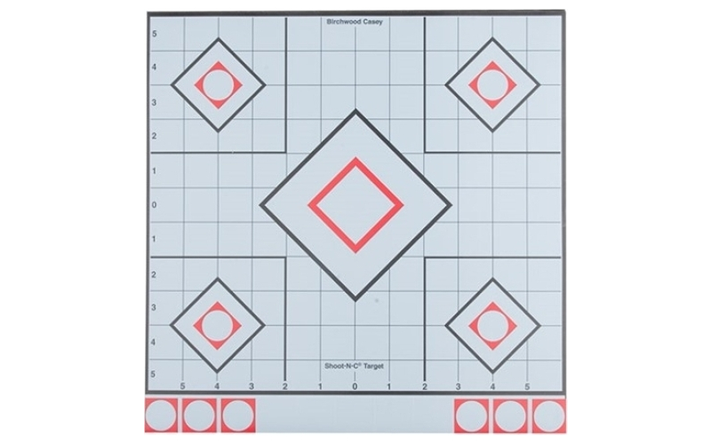Birchwood Casey White & black shoot-n-c 12'' targets
