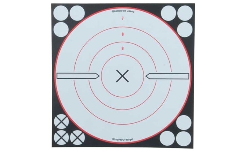 Birchwood Casey Shoot-n-c 8'' bulls-eye target (6 pack)