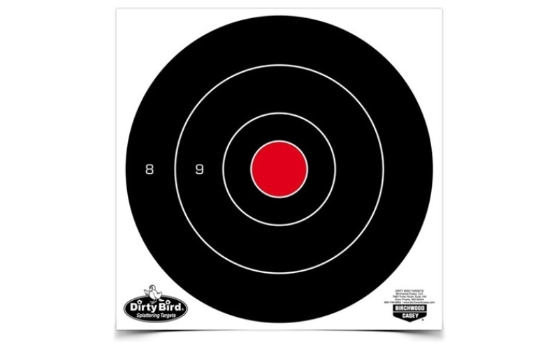 Birchwood Casey Dirty bird 8'' bull's-eye target 200 sheet pack