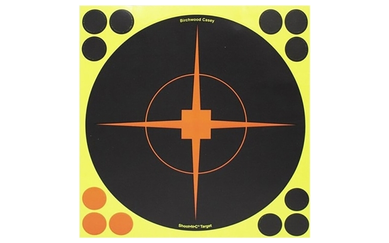 Birchwood Casey Shoot-n-c 12'' bullseye target with resealable pack 12pk