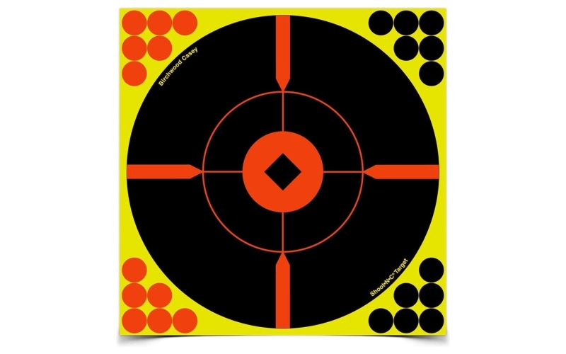 Shoot-n-c 12in crosshair bulls-eye target - 100 sheet pack