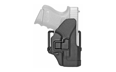 BLACKHAWK SERPA CQC Concealment Holster with Belt and Paddle Attachment, Fits Glock 26/27/33, Right Hand, Matte Black 410501BK-R