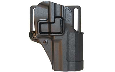BLACKHAWK CQC SERPA Holster With Belt and Paddle Attachment, Fits Ruger SR9, Right Hand, Black 410541BK-R