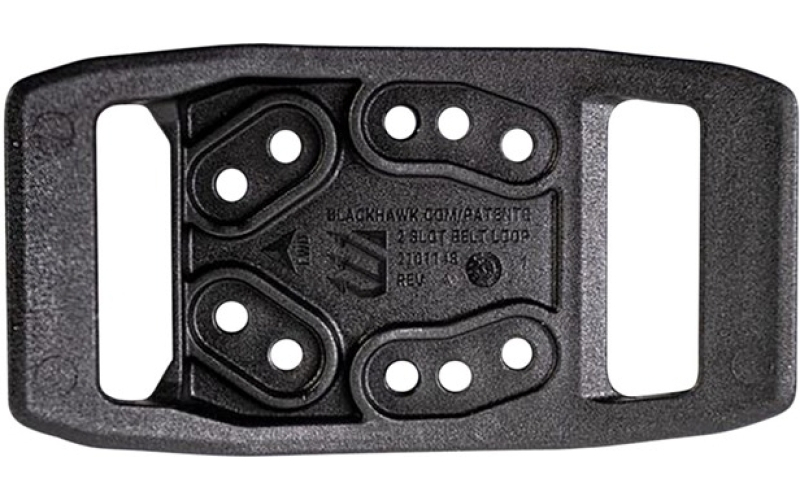 BLACKHAWK T-series 2-slot belt loop black